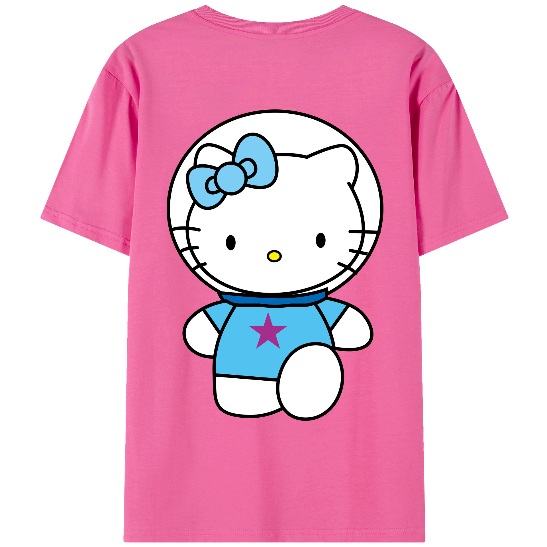 （画像用） Hello Kitty ハローキティ レディース半袖Tシャツ(バックプリント)